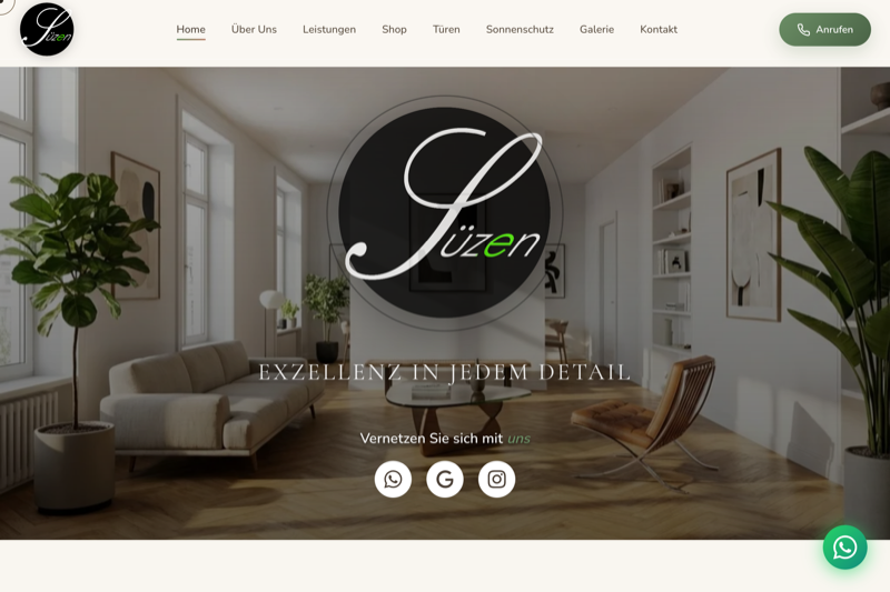 Süzen Fußboden Website